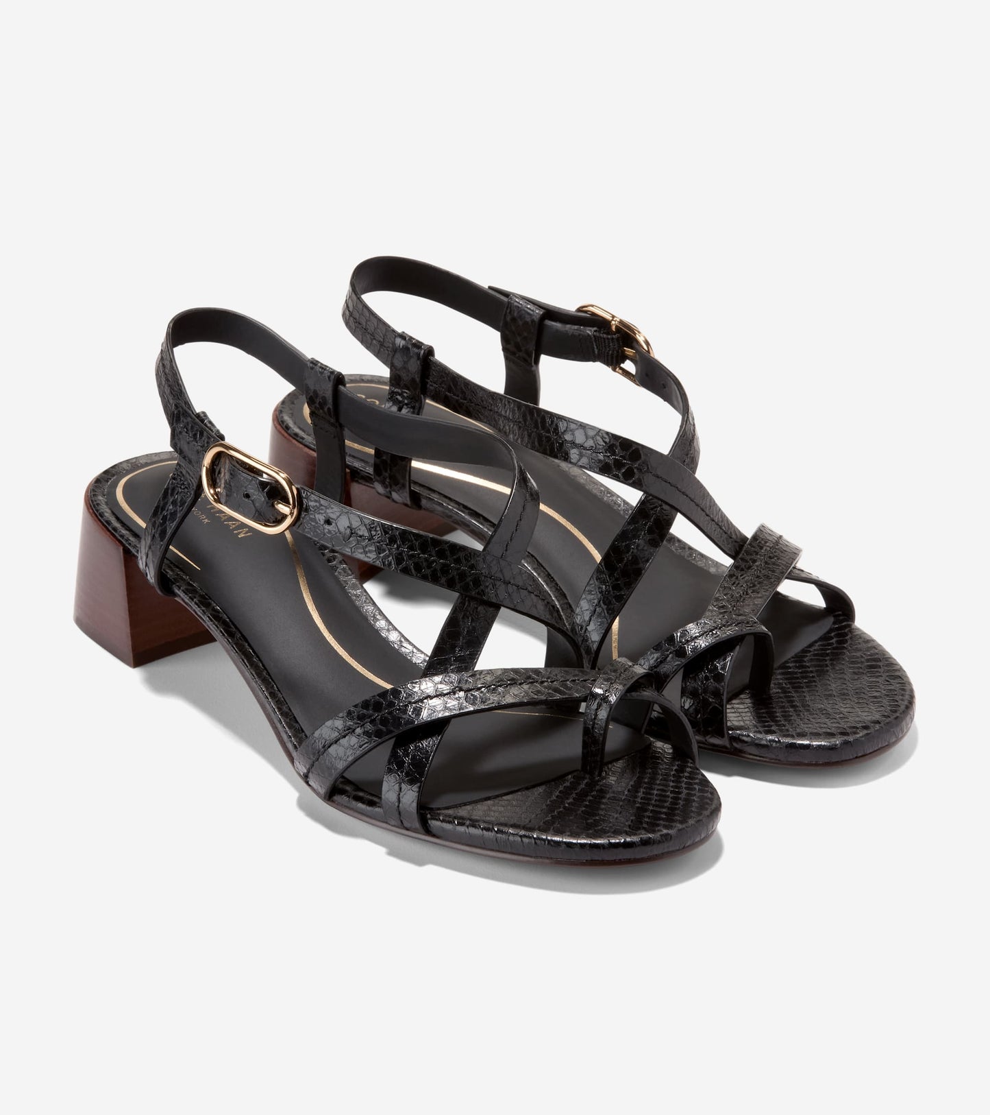 DILLON BLOCK HEEL THONG SANDALS