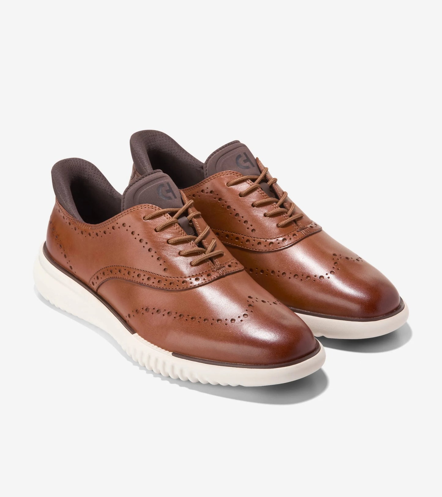 2.ZERØGRAND EVO WINGTIP QUICK-ON OXFORDS