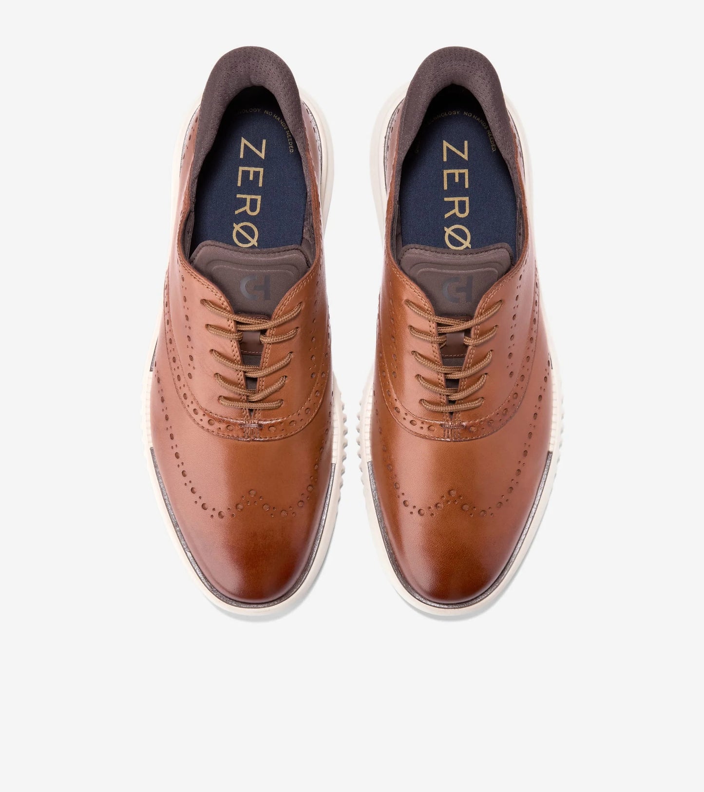 2.ZERØGRAND EVO WINGTIP QUICK-ON OXFORDS