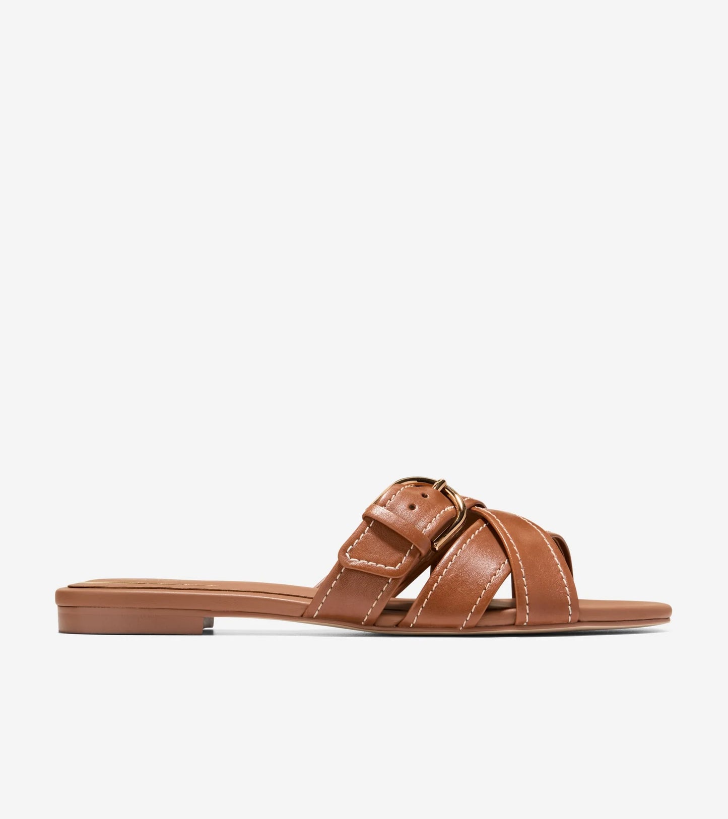VELMA BUCKLE SLIDE SANDALS