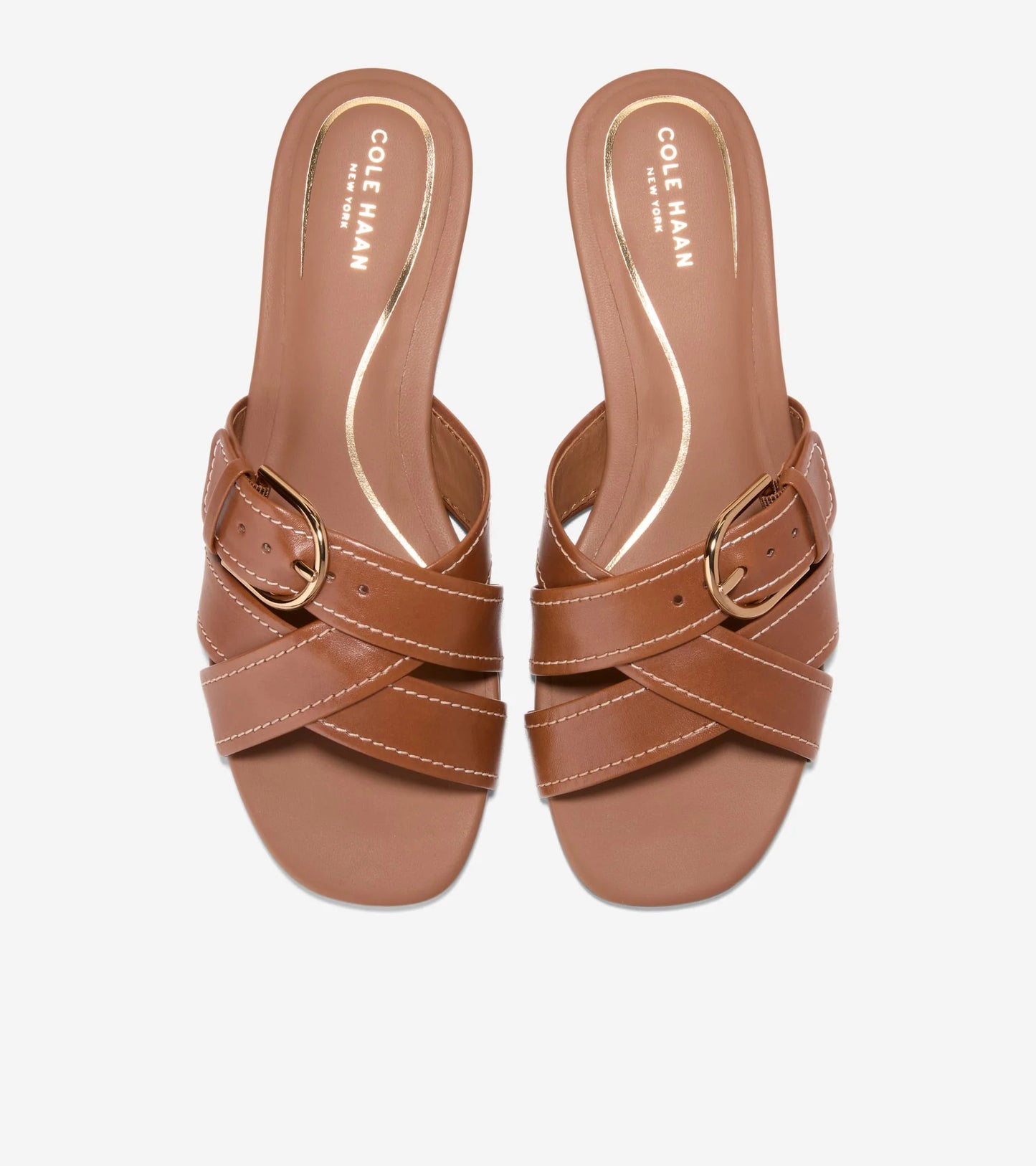 VELMA BUCKLE SLIDE SANDALS