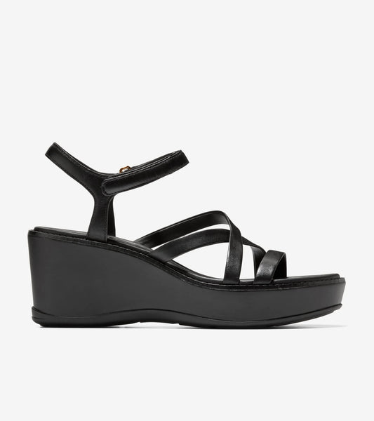 GRAND AMBITION AZZURA STRAPPY WEDGE SANDAL