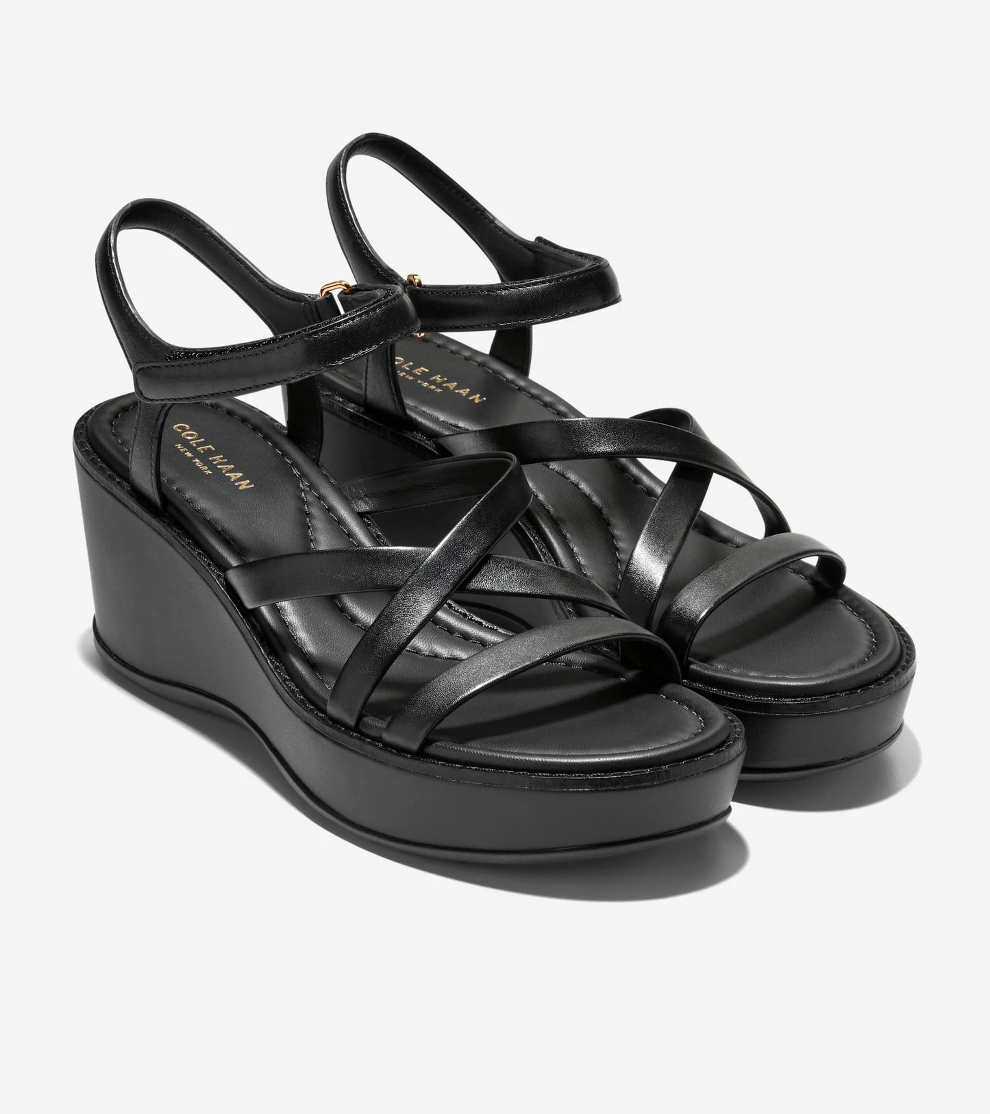 GRAND AMBITION AZZURA STRAPPY WEDGE SANDAL