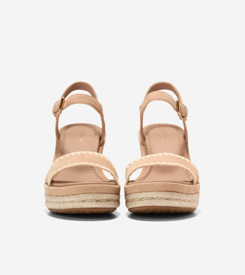 CLOUDFEEL ASBURY ESPADRILLE WEDGE SANDALS
