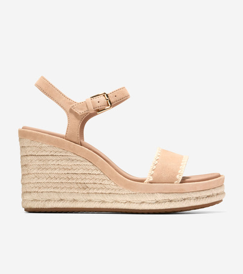 CLOUDFEEL ASBURY ESPADRILLE WEDGE SANDALS