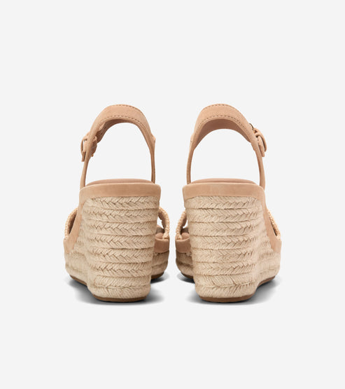 CLOUDFEEL ASBURY ESPADRILLE WEDGE SANDALS