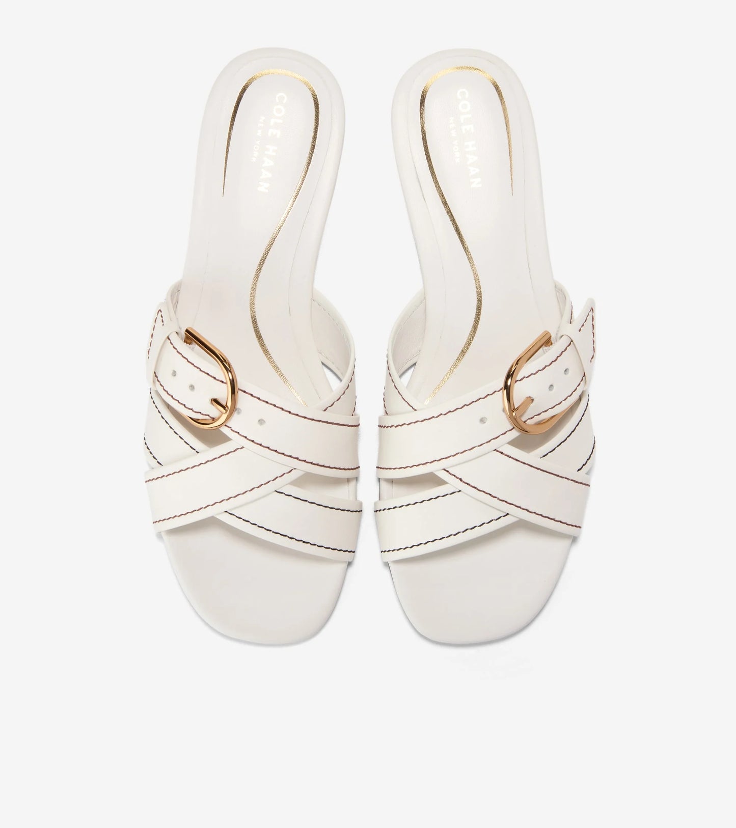 VELMA BUCKLE SLIDE SANDALS