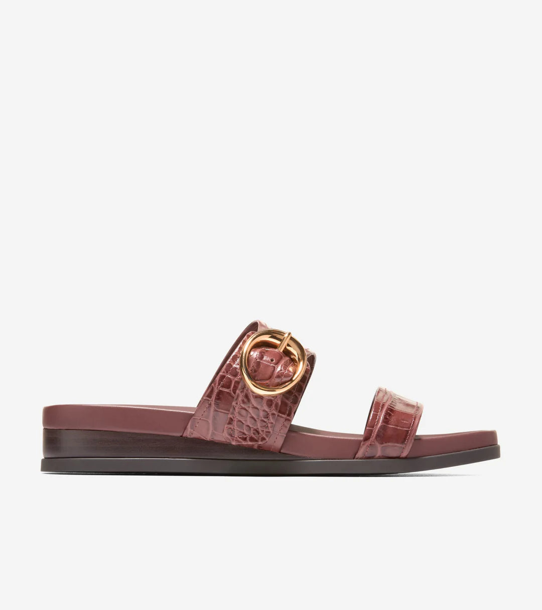OAKLYNN DOUBLE BAND FOOTBED SANDALS