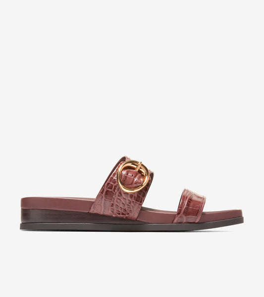 OAKLYNN DOUBLE BAND FOOTBED SANDALS