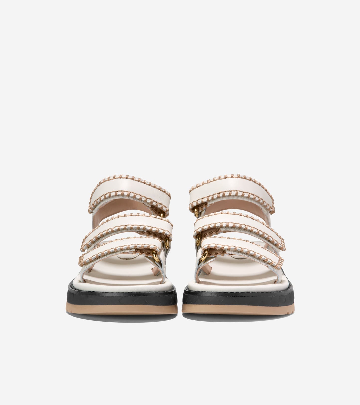 GRANDPRØ DAYLIN WEDGE TRIPLE STRAP SANDALS