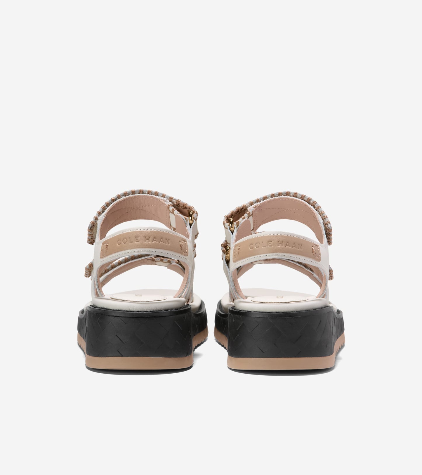 GRANDPRØ DAYLIN WEDGE TRIPLE STRAP SANDALS