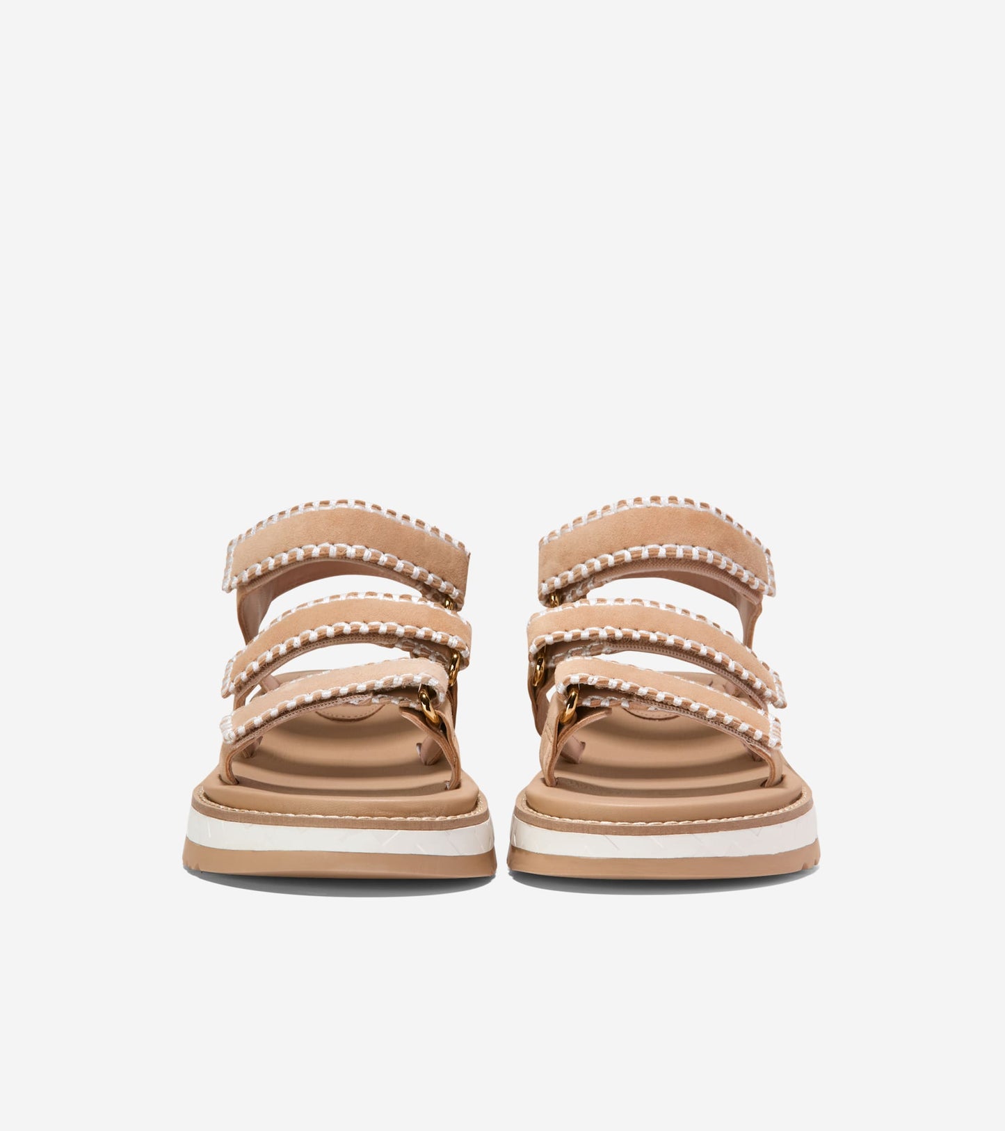 GRANDPRØ DAYLIN WEDGE TRIPLE STRAP SANDALS