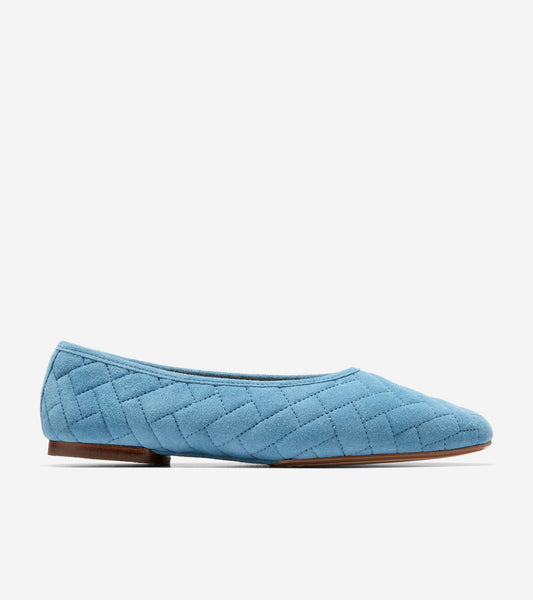 JASLEEN QUILTED BALLET FLATS